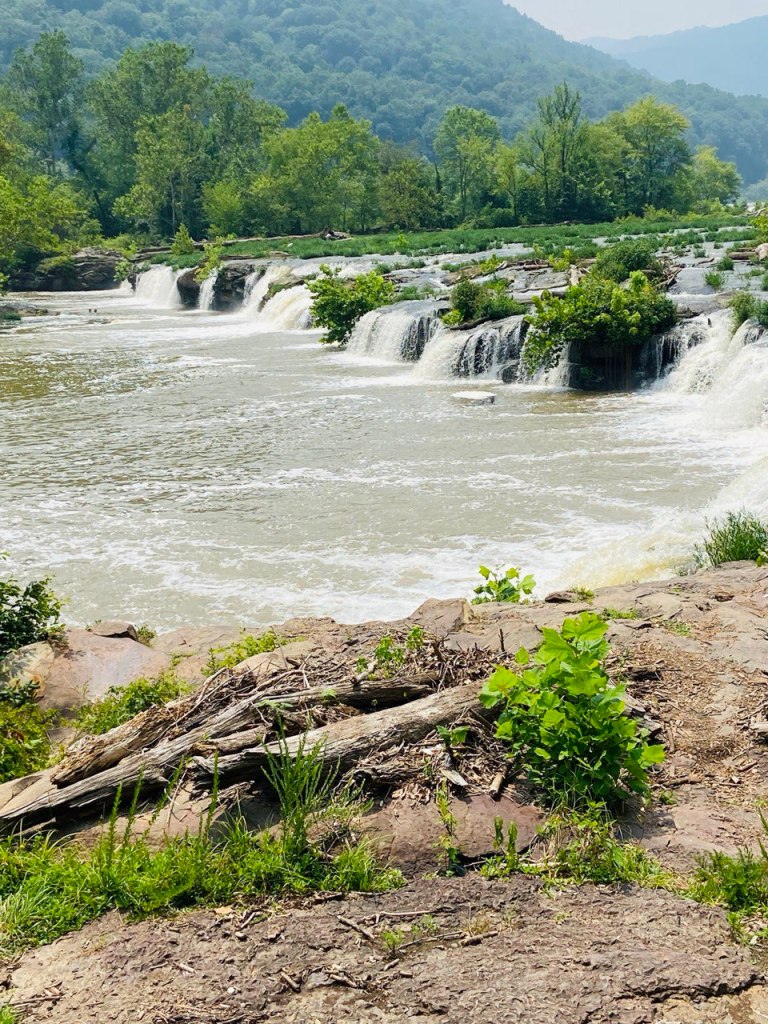 waterfall on the New River